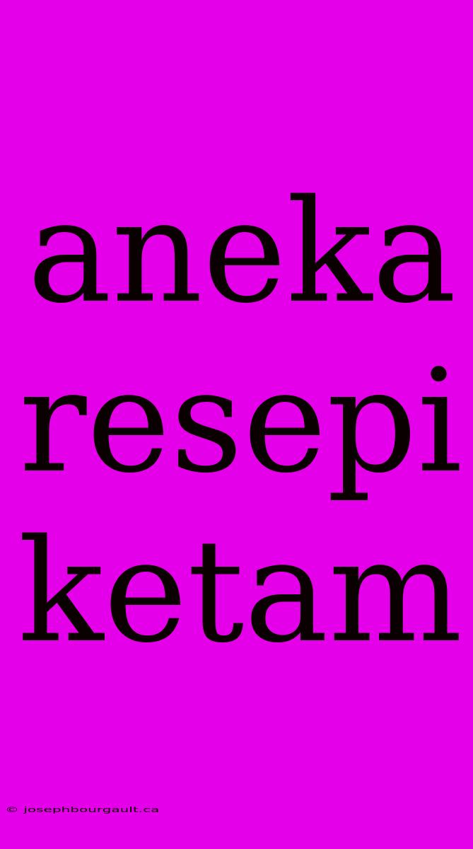 Aneka Resepi Ketam