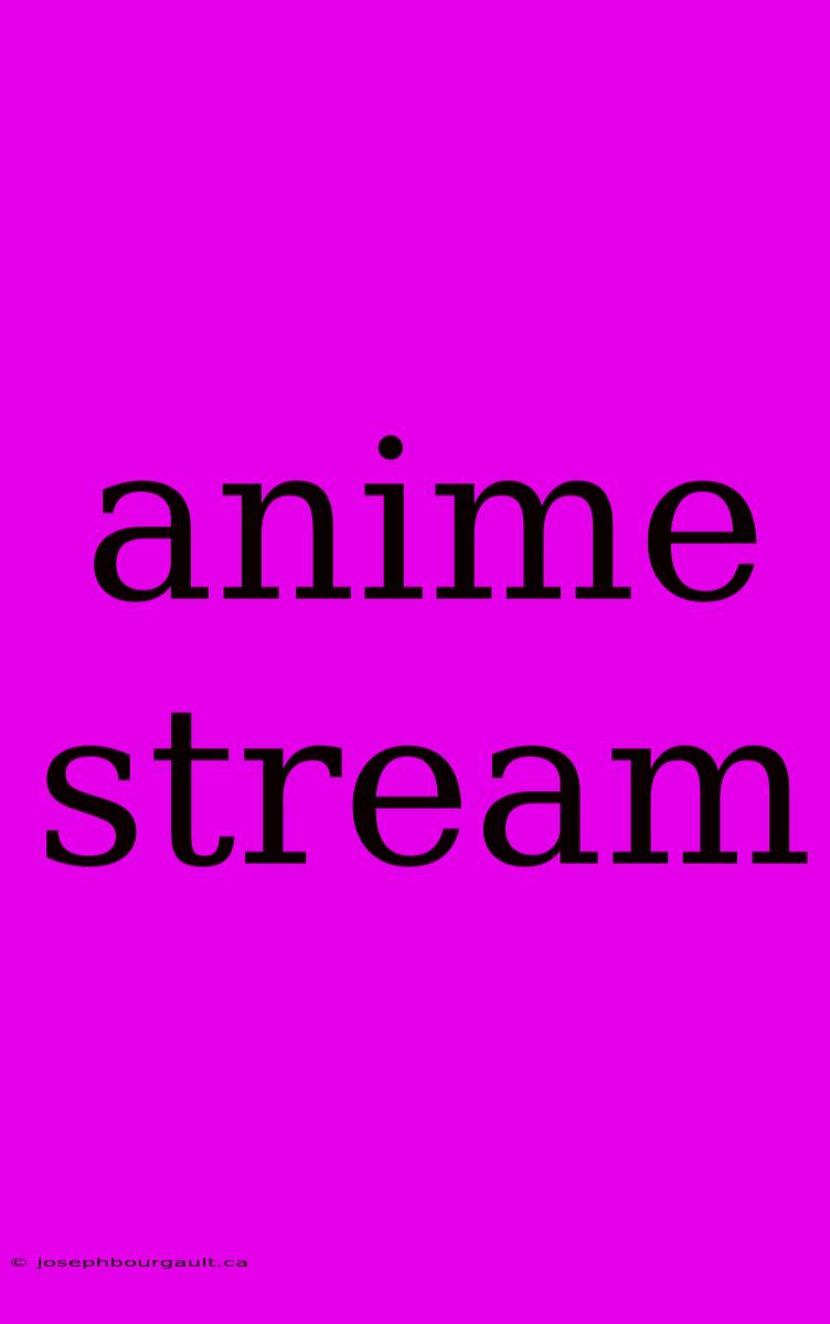 Anime Stream