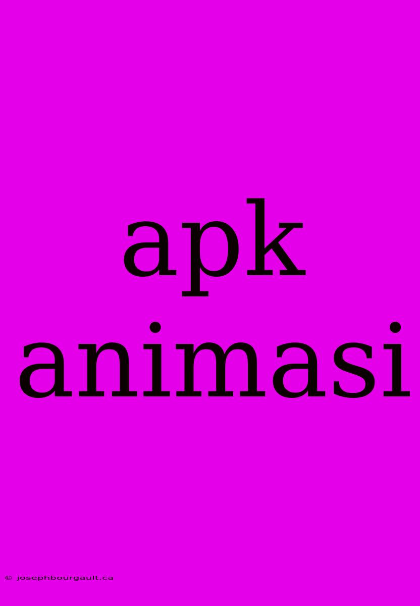 Apk Animasi