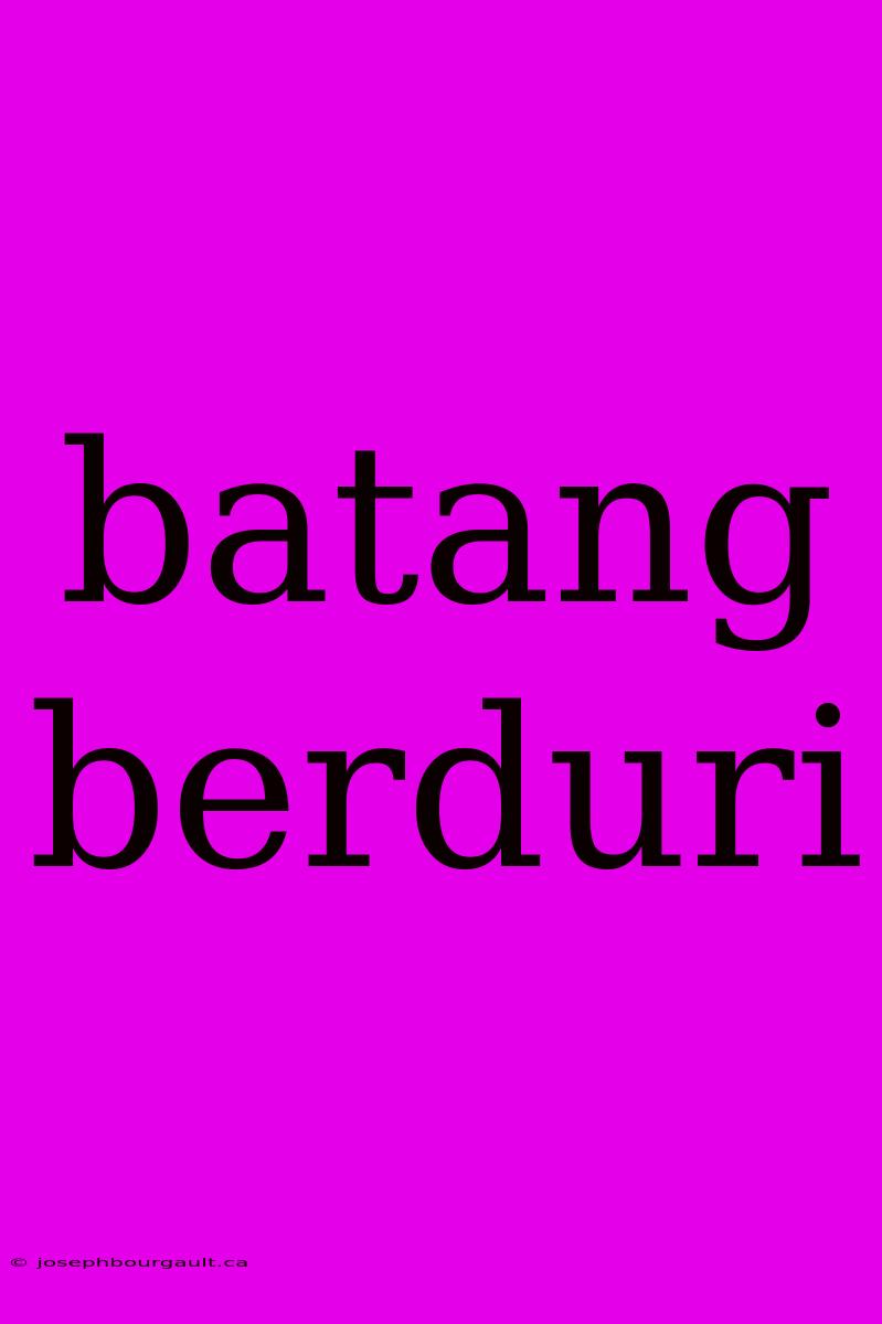 Batang Berduri