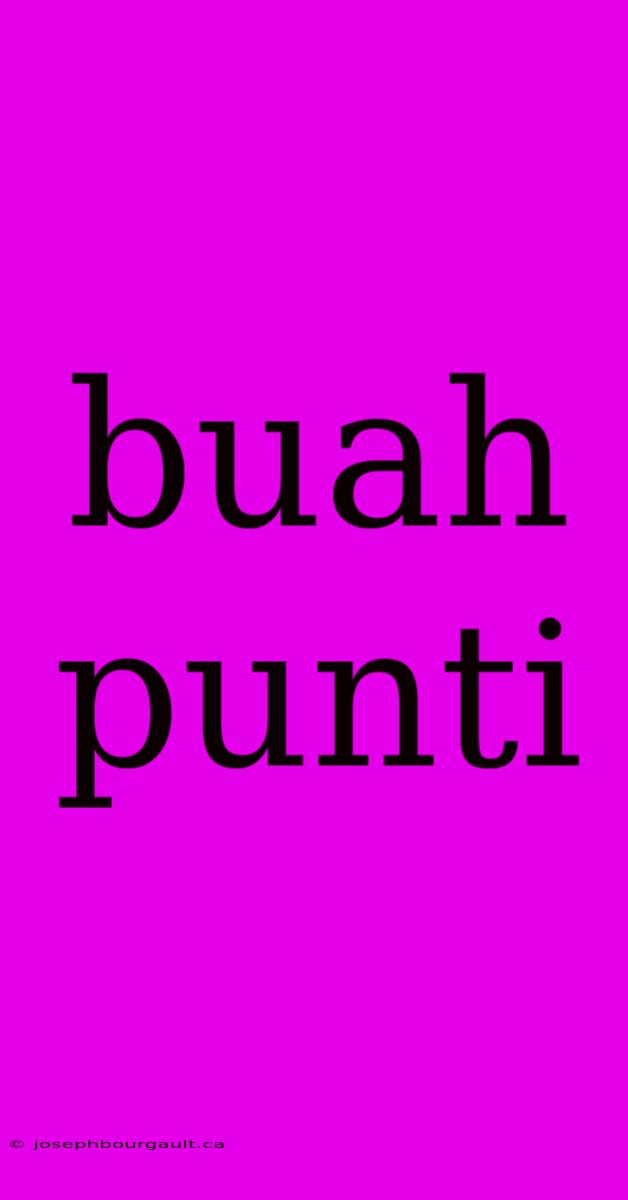 Buah Punti