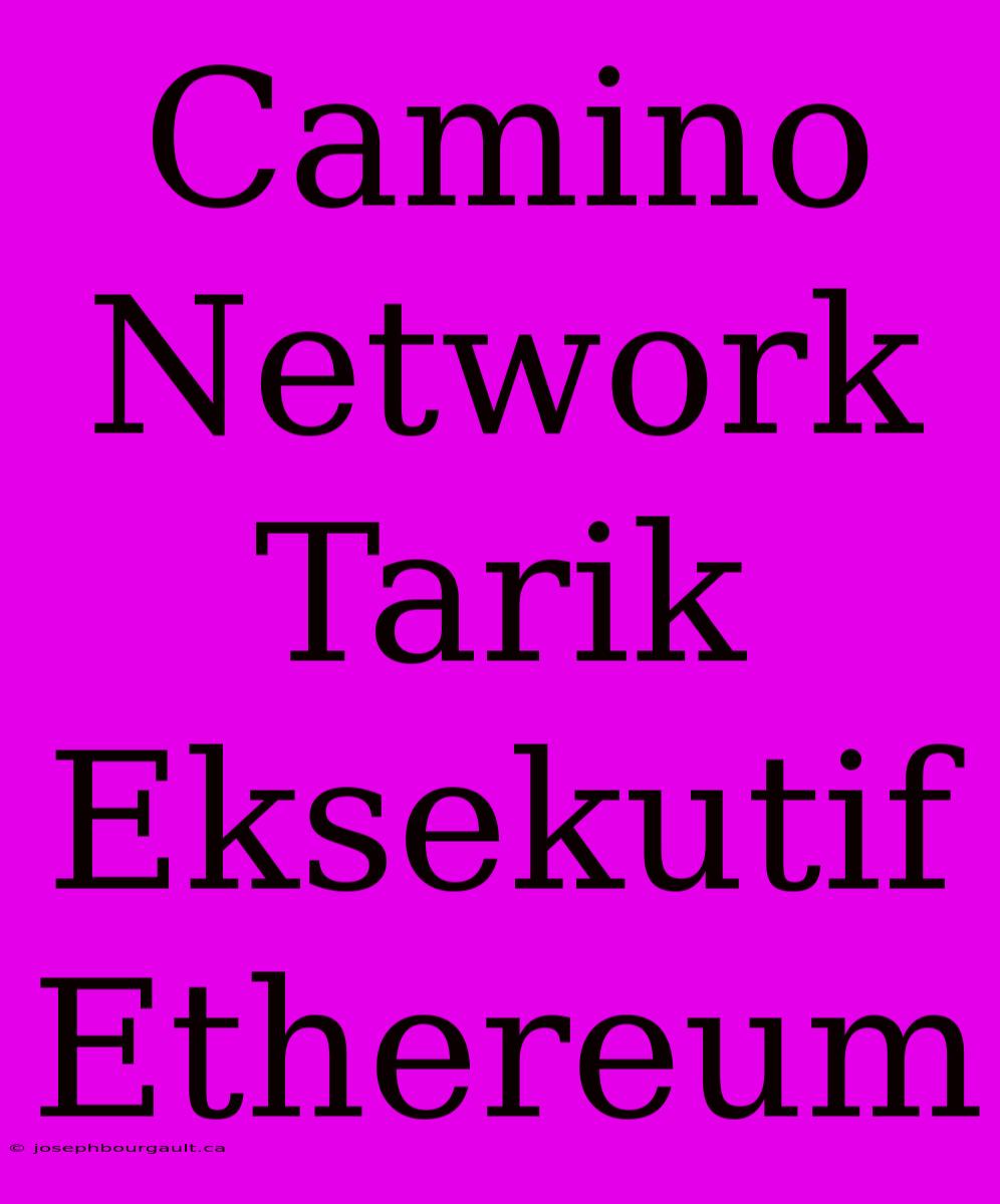 Camino Network Tarik Eksekutif Ethereum