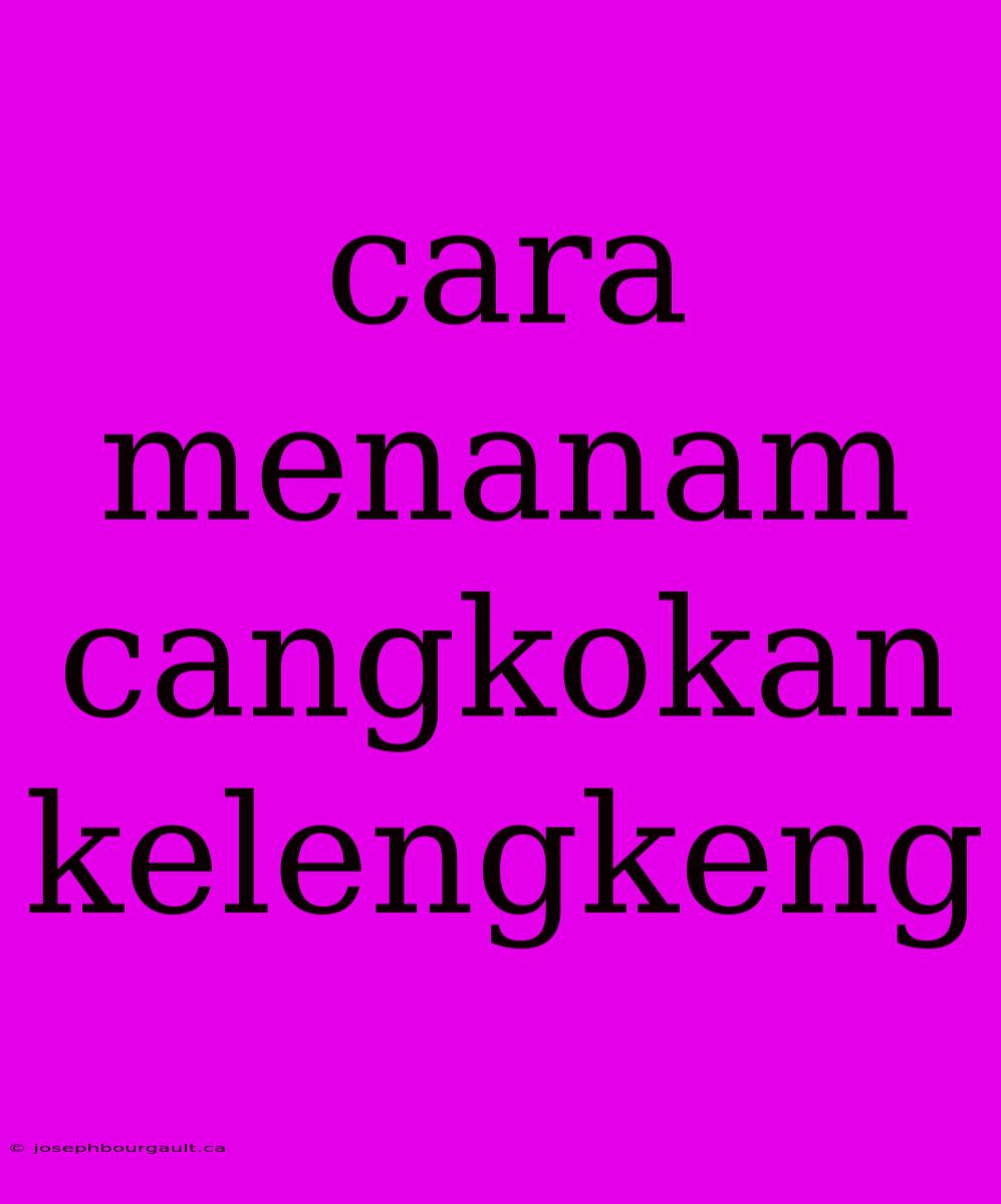 Cara Menanam Cangkokan Kelengkeng