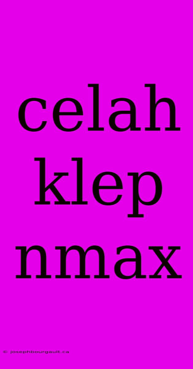 Celah Klep Nmax