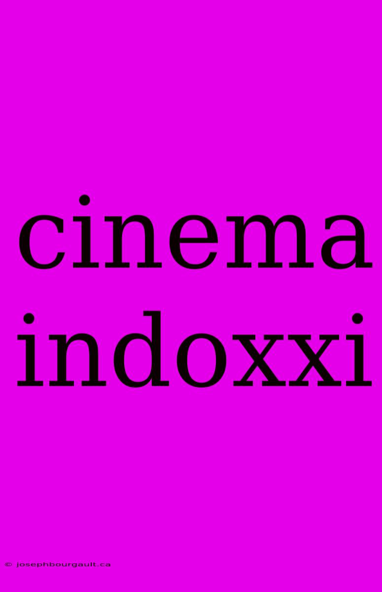 Cinema Indoxxi