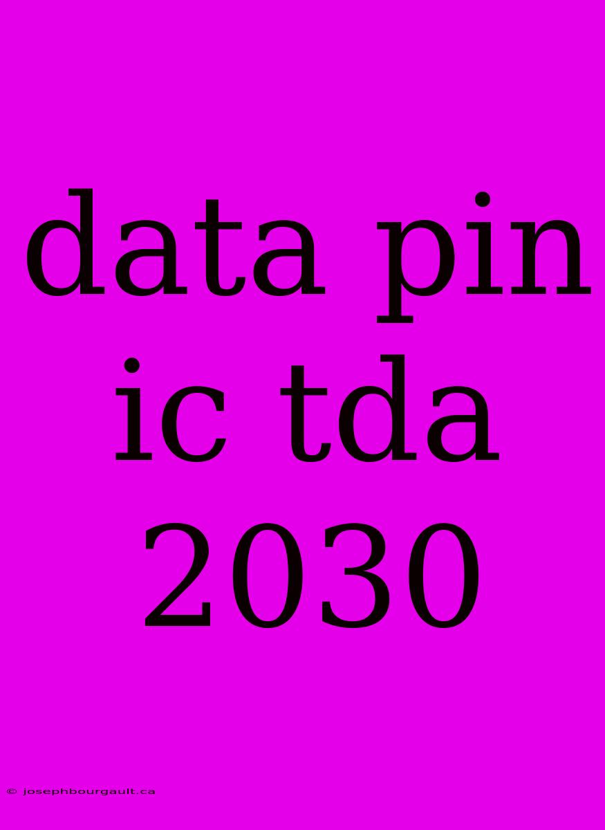 Data Pin Ic Tda 2030