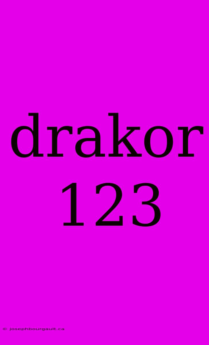 Drakor 123