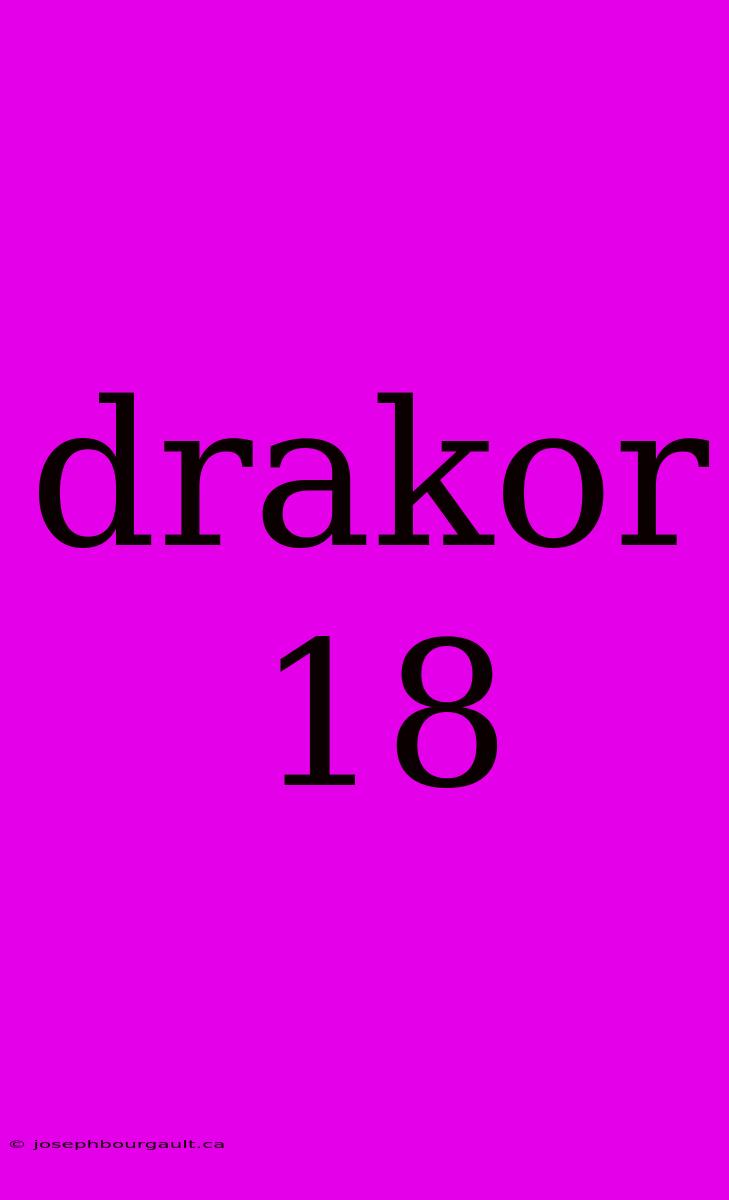 Drakor 18