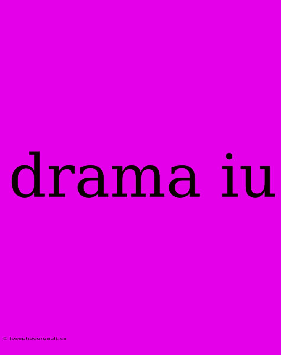 Drama Iu