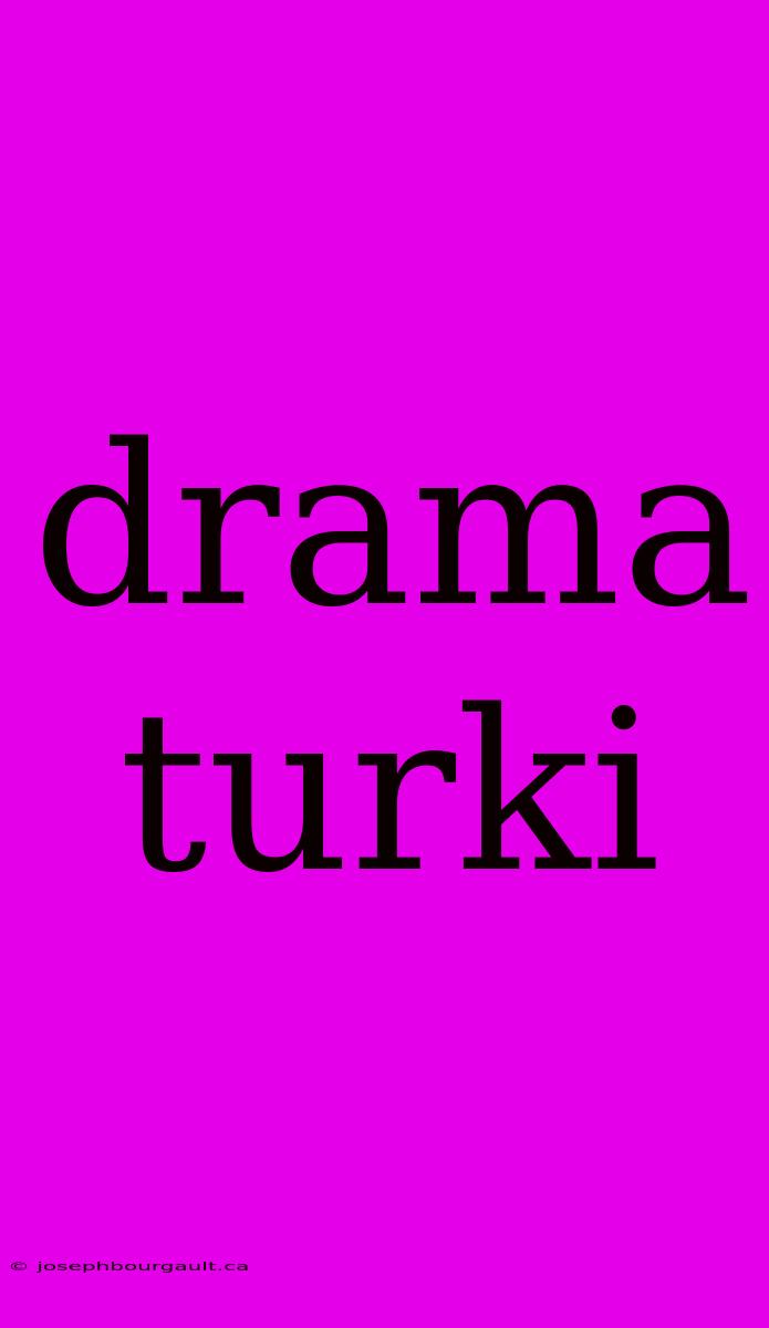 Drama Turki