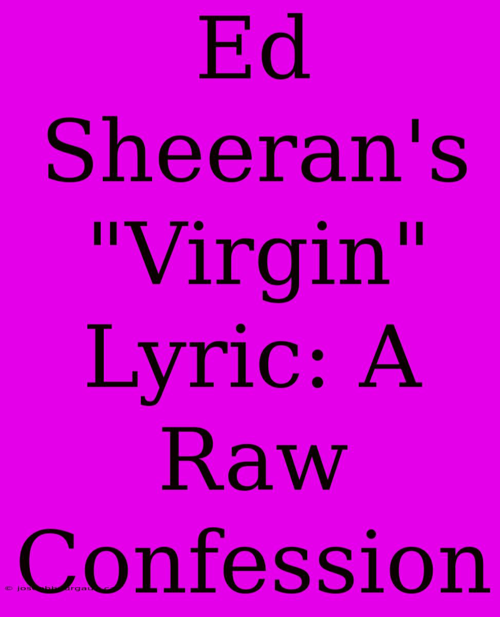 Ed Sheeran's 