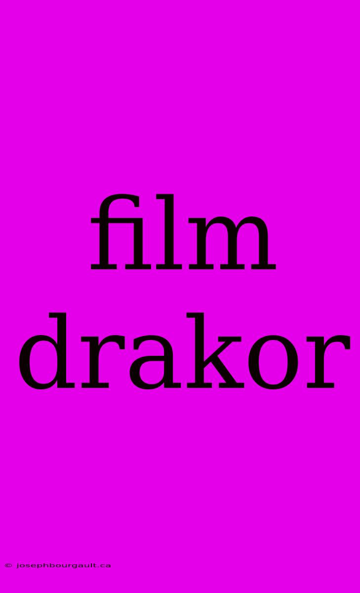 Film Drakor