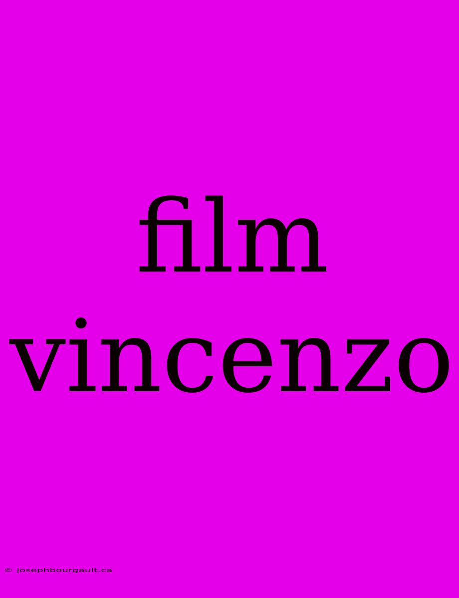 Film Vincenzo