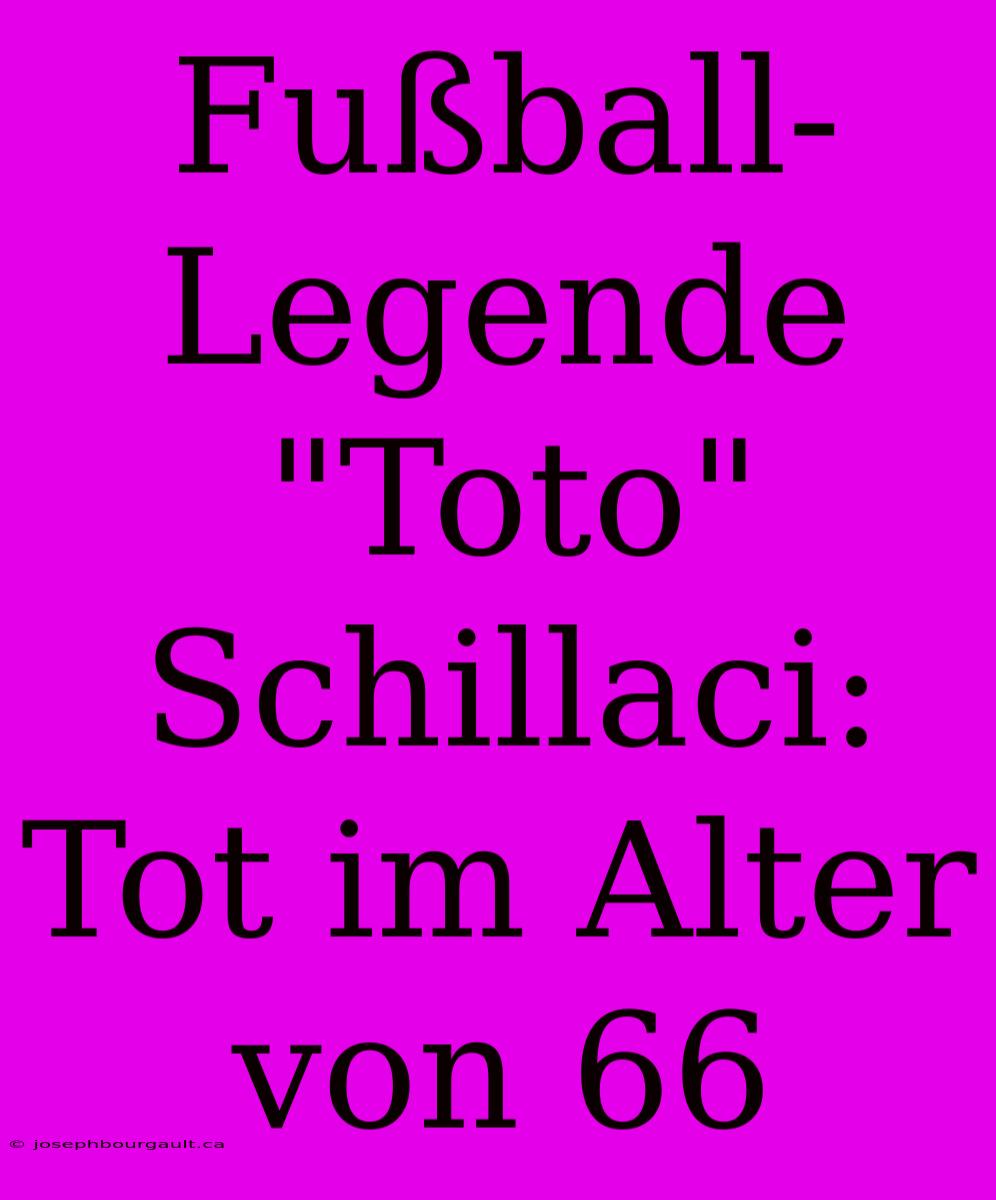 Fußball-Legende 