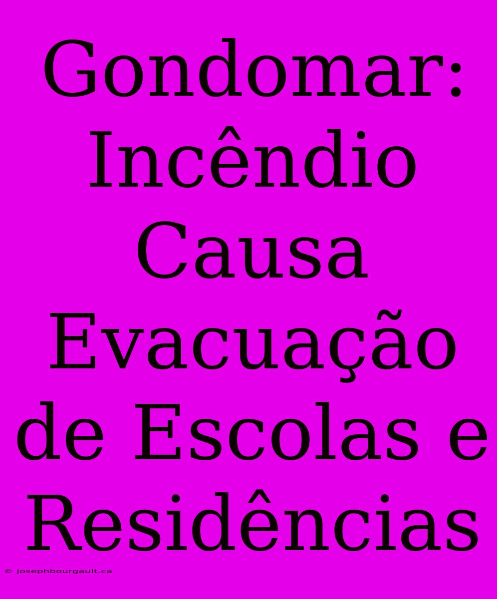 Gondomar: Incêndio Causa Evacuação De Escolas E Residências