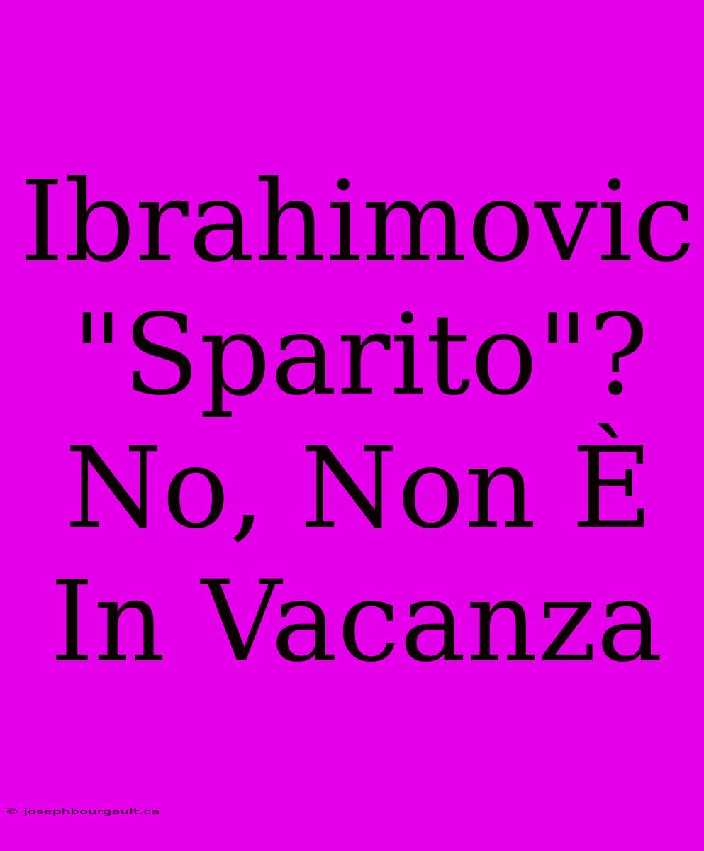 Ibrahimovic 