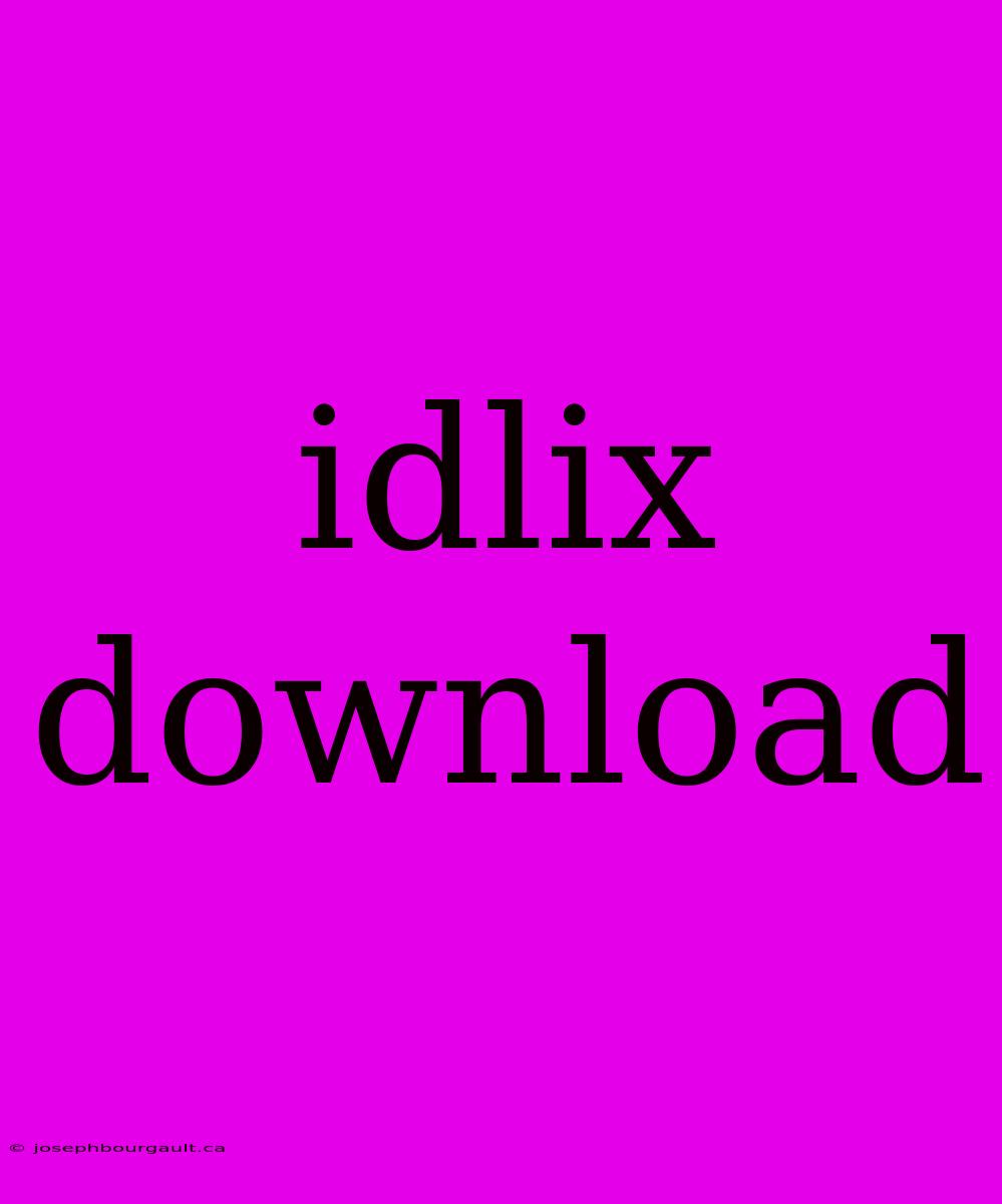 Idlix Download