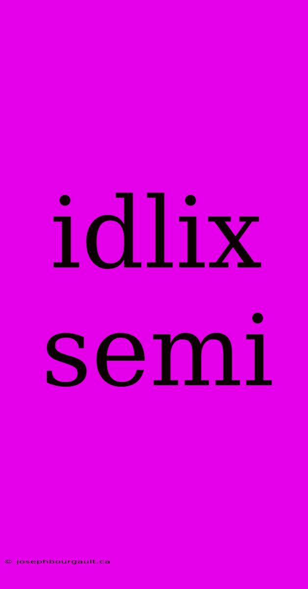 Idlix Semi