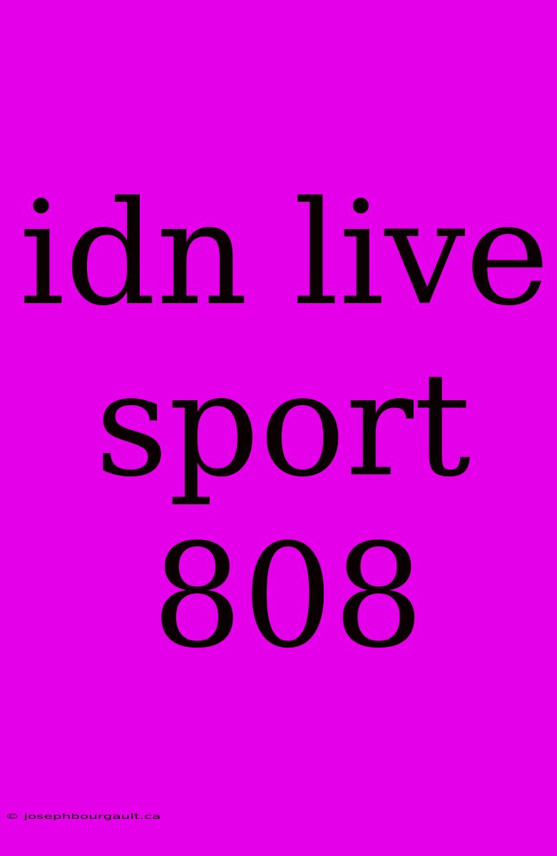 Idn Live Sport 808