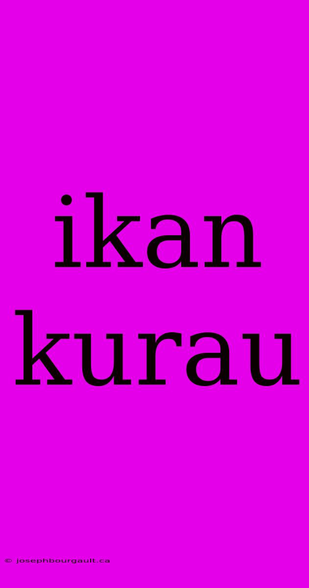 Ikan Kurau