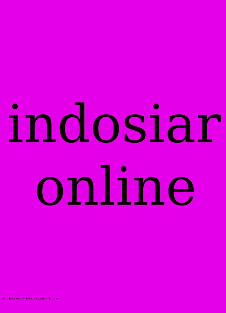 Indosiar Online