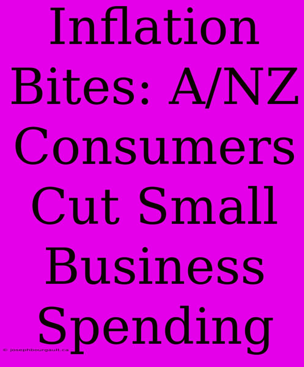 Inflation Bites: A/NZ Consumers Cut Small Business Spending