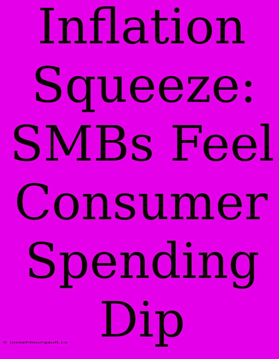 Inflation Squeeze: SMBs Feel Consumer Spending Dip