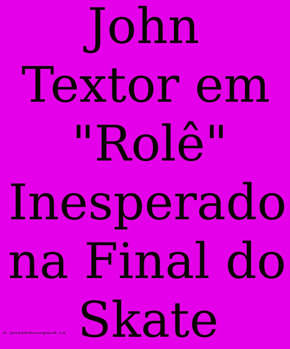 John Textor Em 