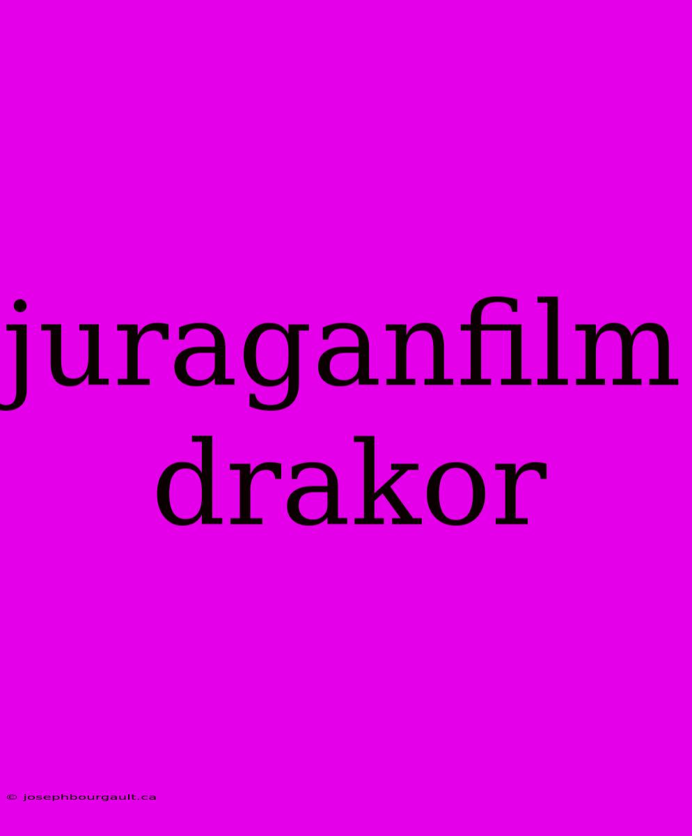 Juraganfilm Drakor