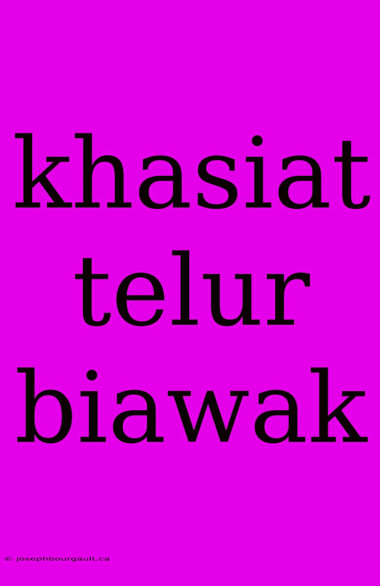 Khasiat Telur Biawak