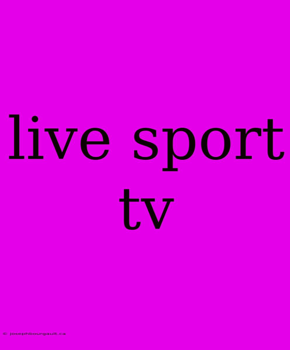 Live Sport Tv