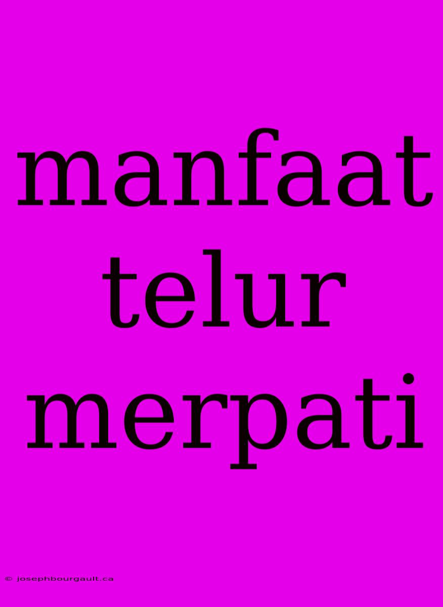 Manfaat Telur Merpati