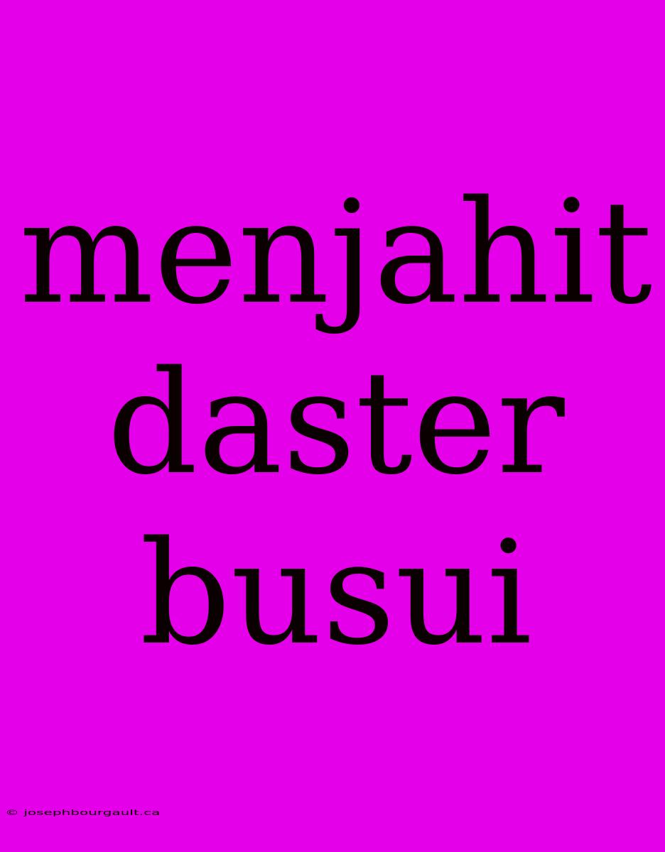 Menjahit Daster Busui