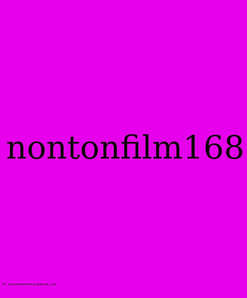 Nontonfilm168