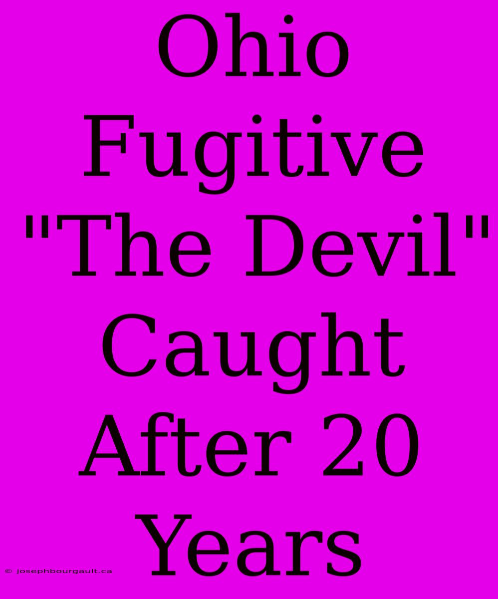 Ohio Fugitive 