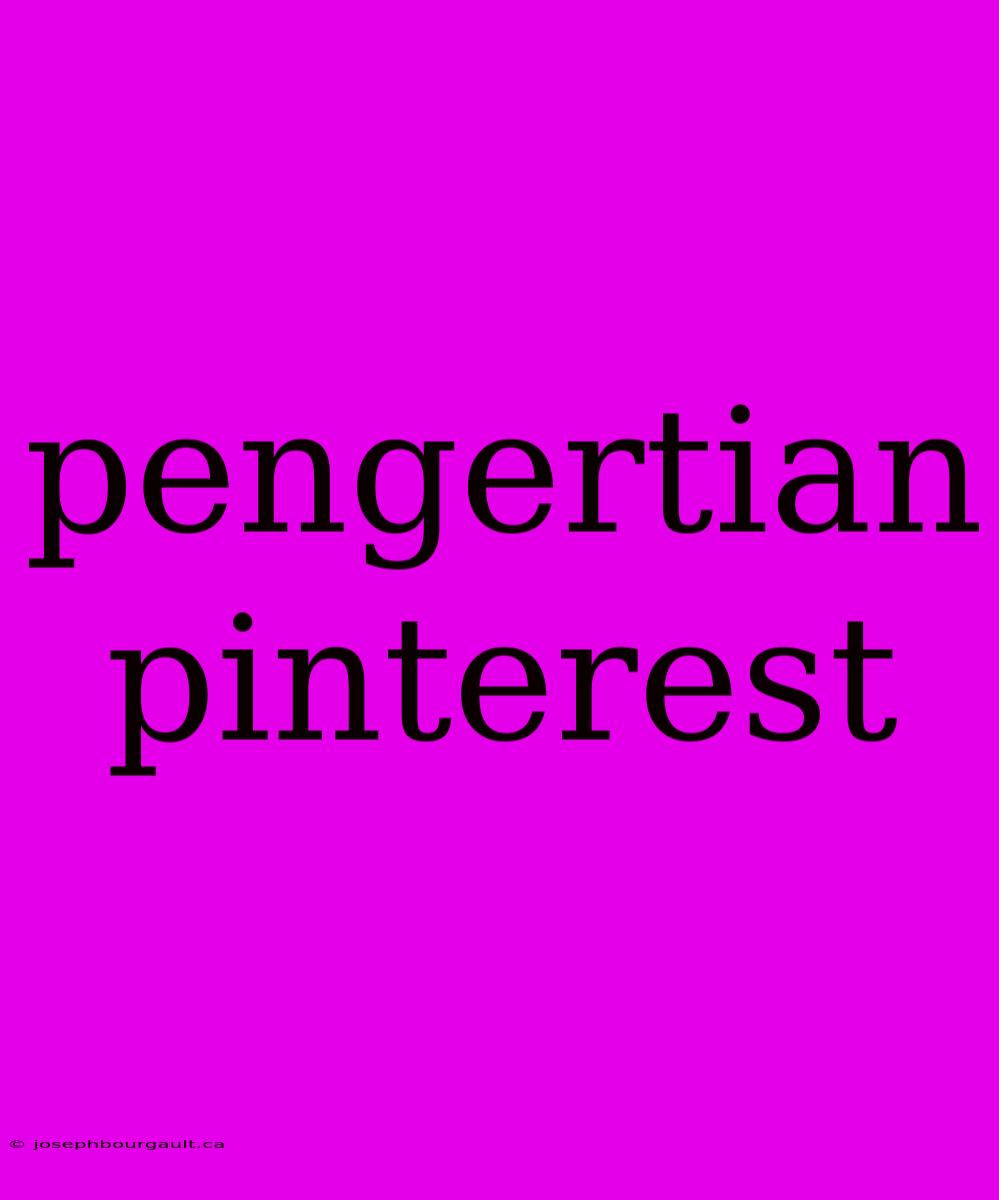 Pengertian Pinterest