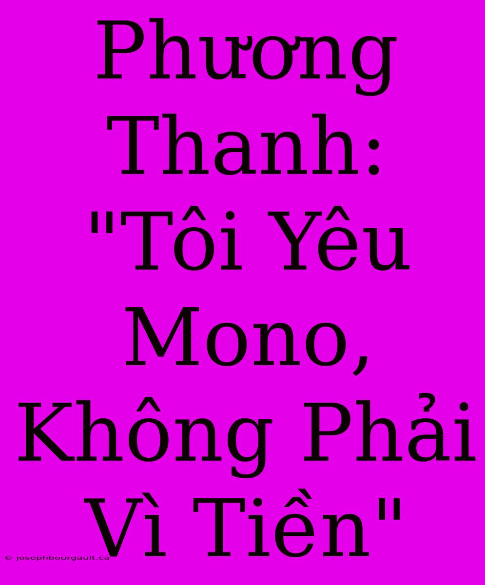 Phương Thanh: 