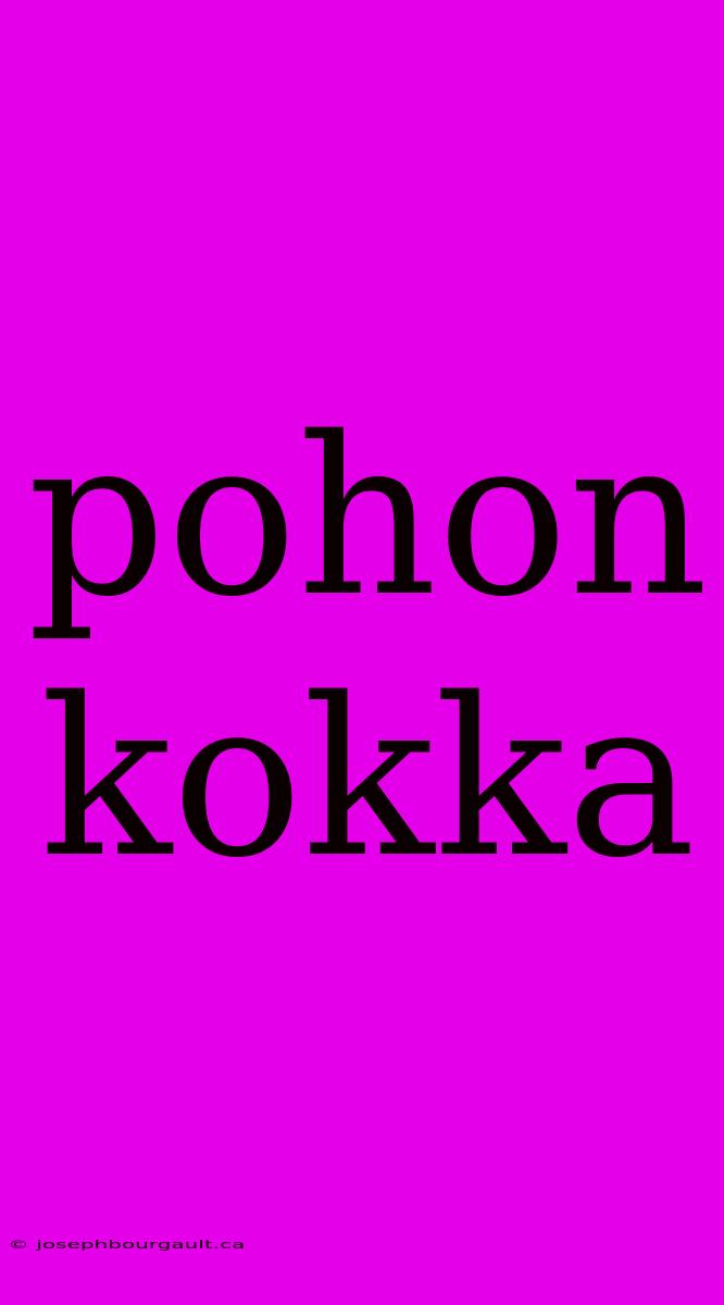 Pohon Kokka