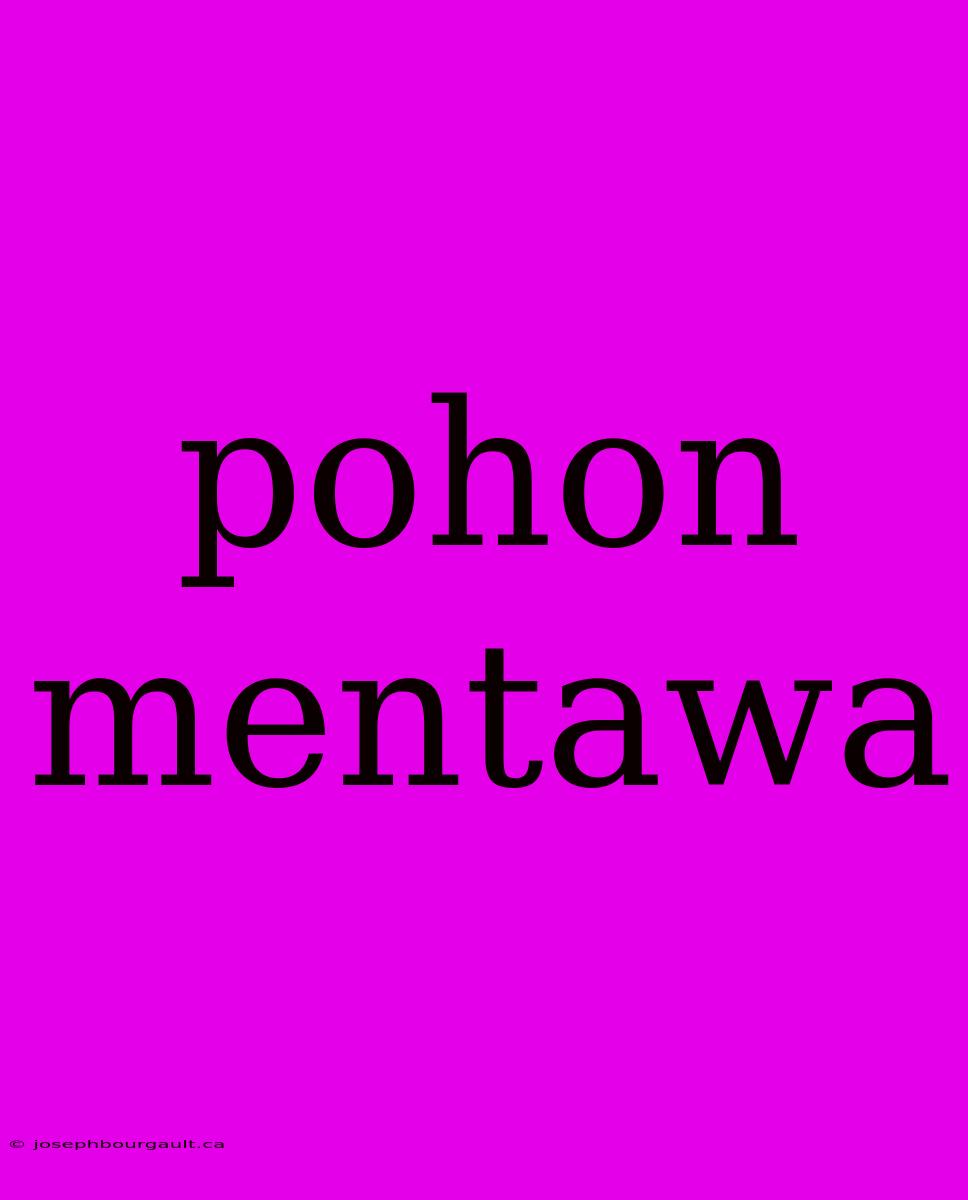 Pohon Mentawa