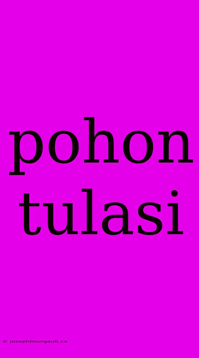 Pohon Tulasi