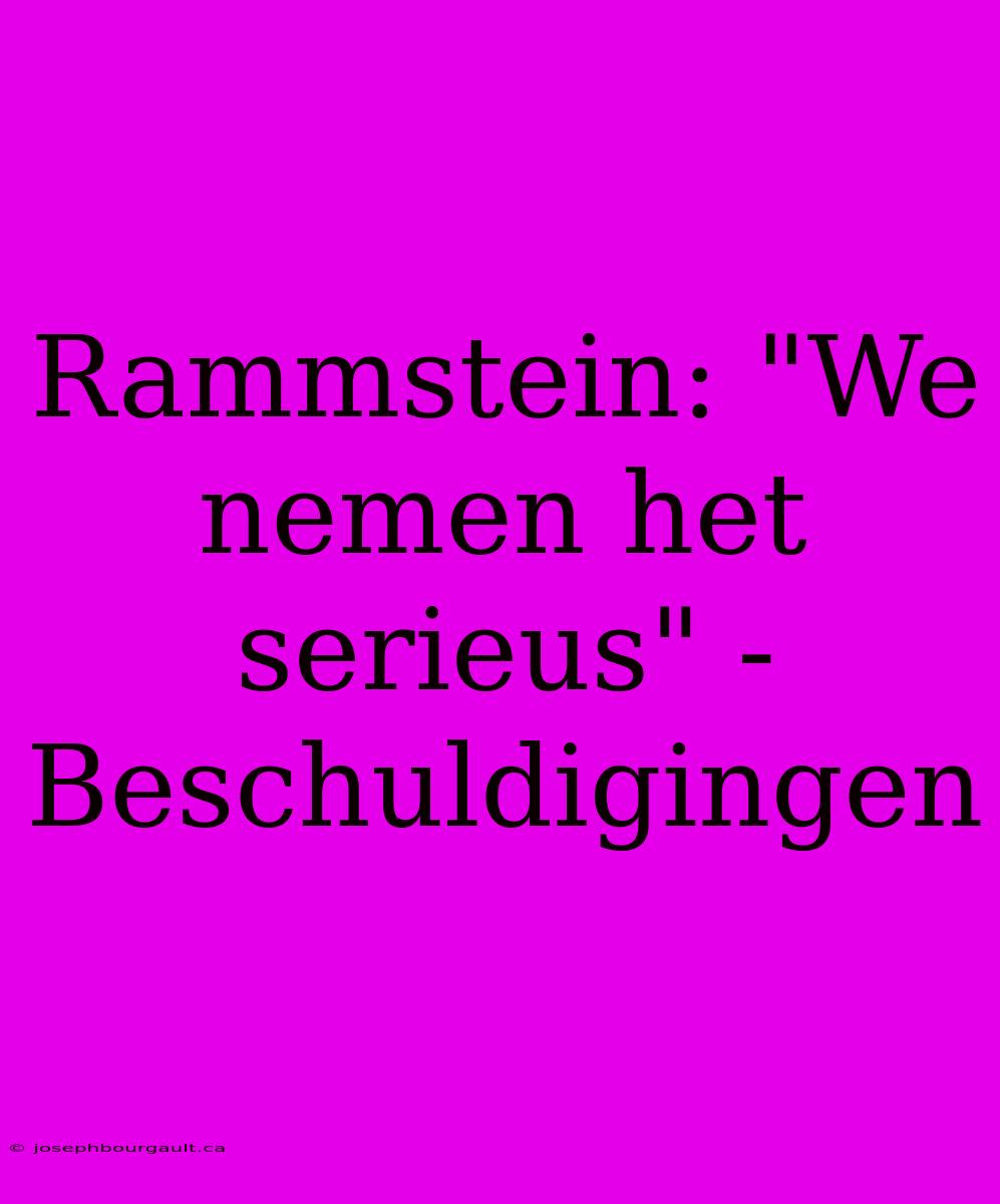 Rammstein: 