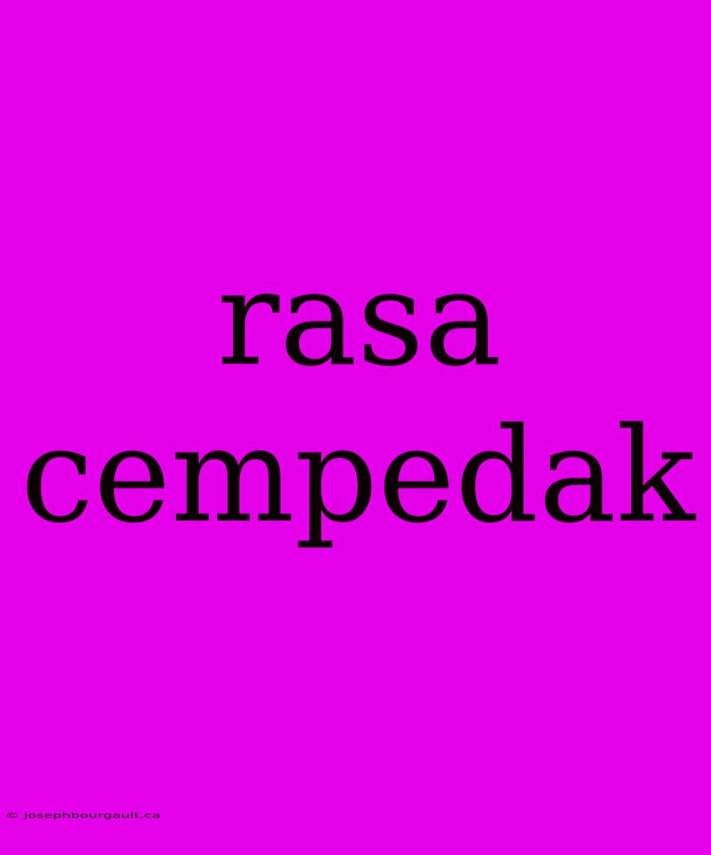 Rasa Cempedak