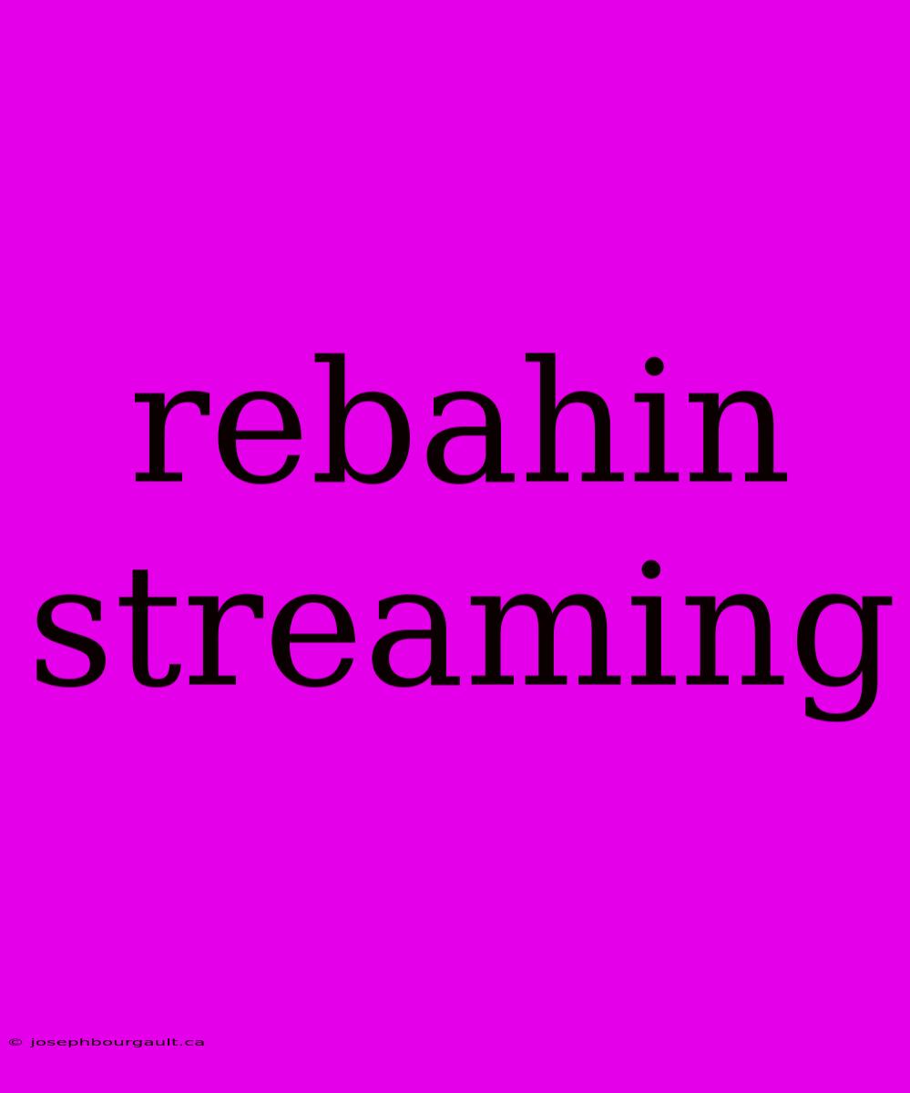 Rebahin Streaming