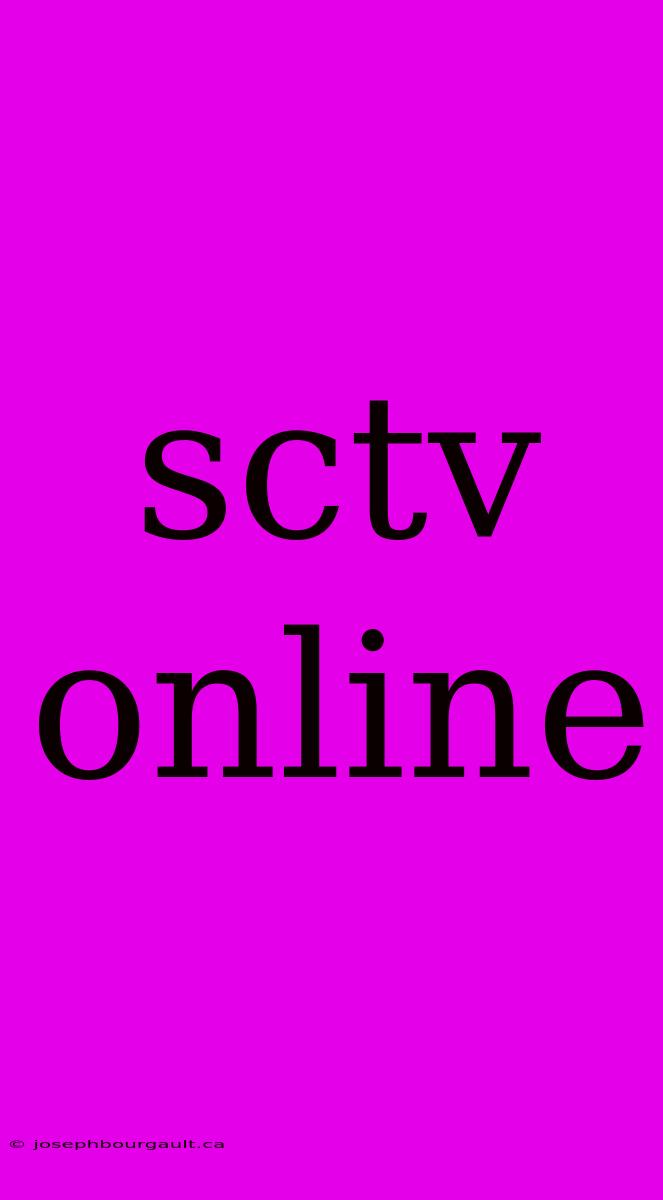 Sctv Online