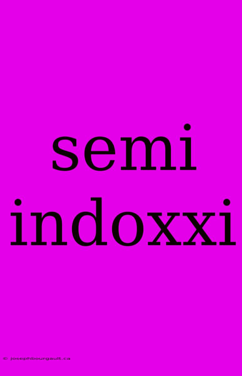 Semi Indoxxi