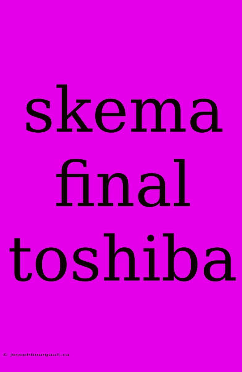 Skema Final Toshiba