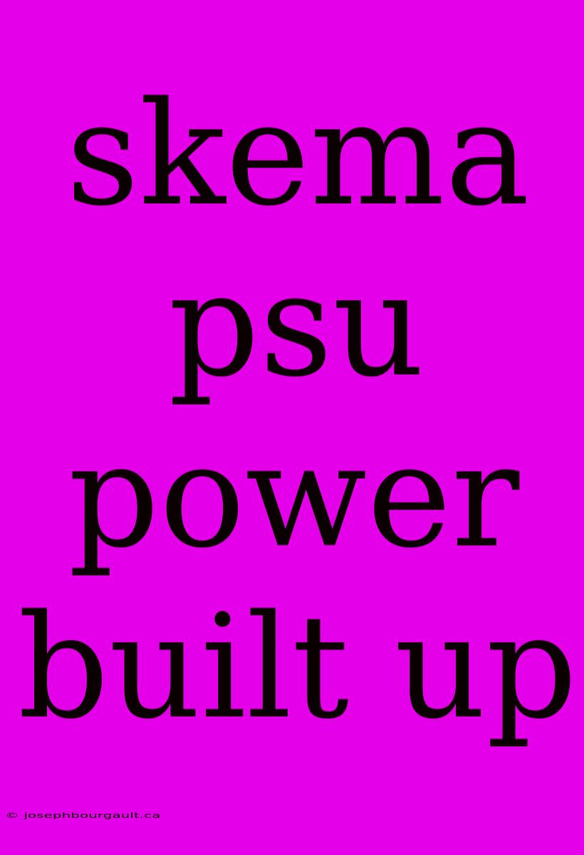 Skema Psu Power Built Up