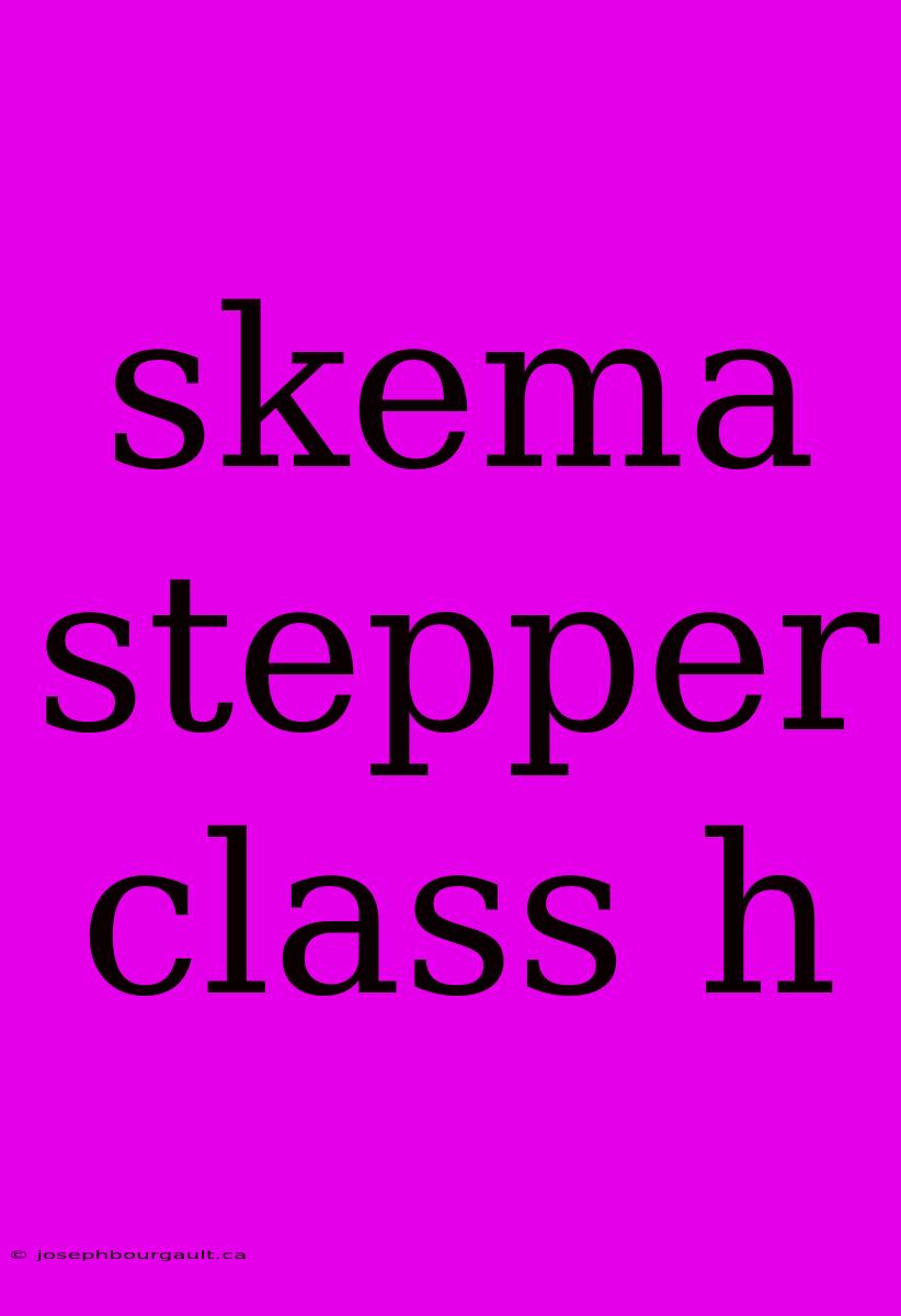 Skema Stepper Class H