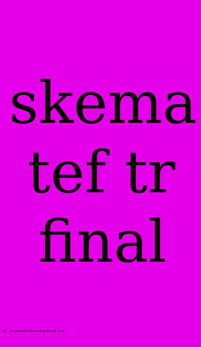 Skema Tef Tr Final