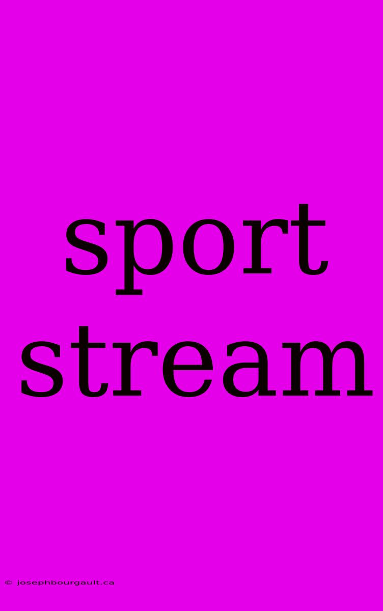 Sport Stream